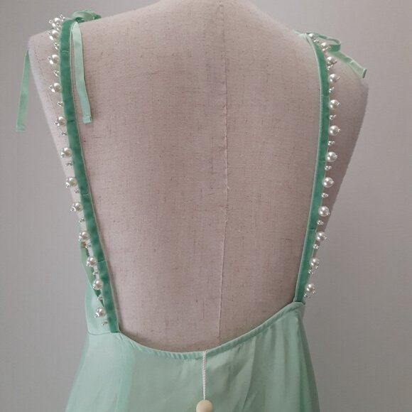 For Love And Lemons Mint Green Maxi Dress - Picture 4 of 7